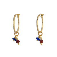 Oorbellen Somethin' Somethin' - Blauw